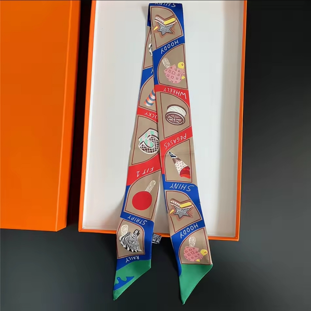 Designer Inspired Blue Red Scarf Twilly Cake Stars